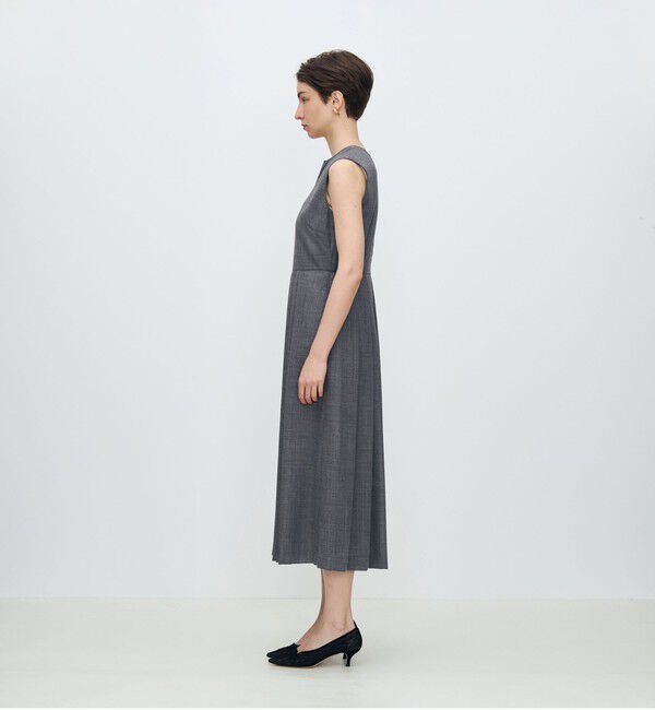 TOMORROWLAND collection「クリアーボイル キーネックワンピース」|ワンピース|