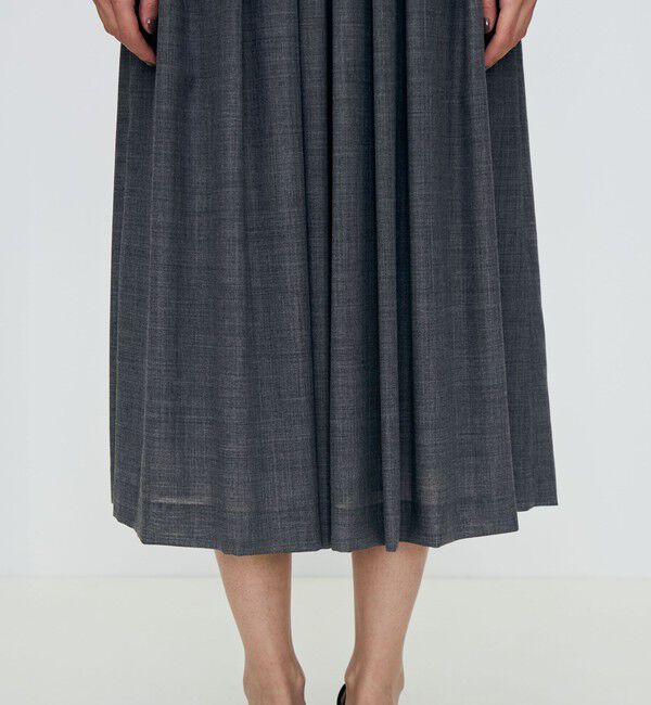 TOMORROWLAND collection「クリアーボイル キーネックワンピース」|ワンピース|