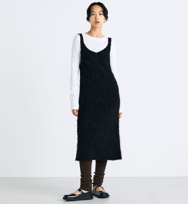 Edition「アルパカシャギーワンピース」|ワンピース|