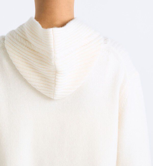 Edition「パッチワークレース フーデットニット」|ニット・セーター|