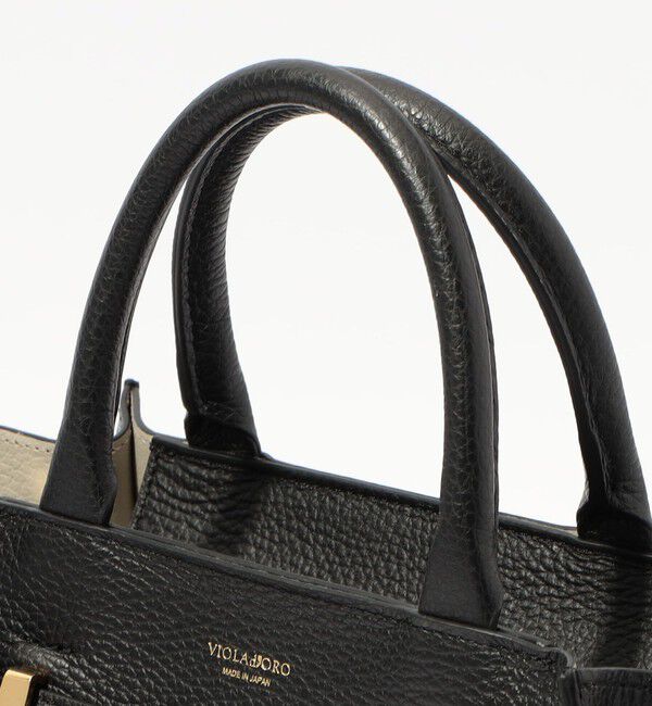 TOMORROWLAND GOODS「VIOLAd'ORO イタリアンWフェイスレザーミニトートバッグ」|トートバッグ|