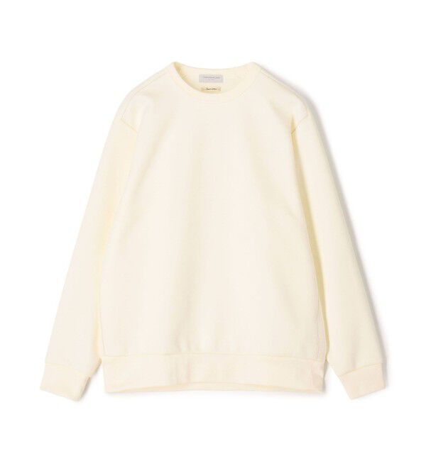 TOMORROWLAND MENS「スビンコットンダンボール クルーネックプルオーバースウェット」|スウェット・ジャージ|11 ホワイト