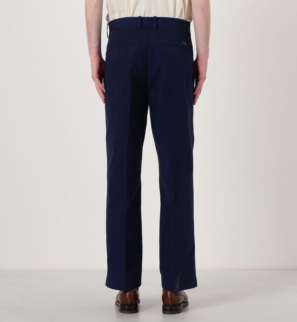 TOMORROWLAND MENS「60/3 コットンオックスフォード 1プリーツバレルパンツ」|チノ|