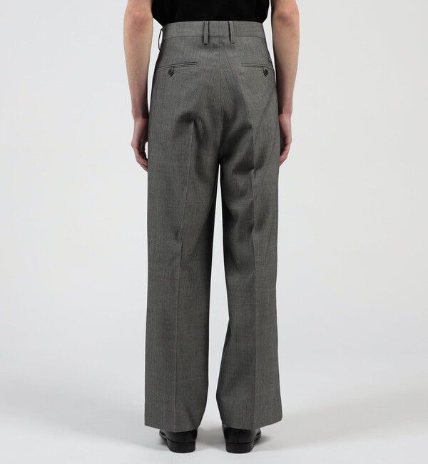 TOMORROWLAND MENS「ハルトウールツイル 2プリーツワイドパンツ」|スラックス|