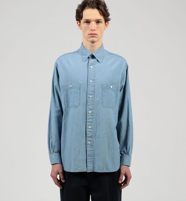 TOMORROWLAND MENS「コットンダンガリー ダブルポケットシャツ CANCLINI」|シャツ・ブラウス|
