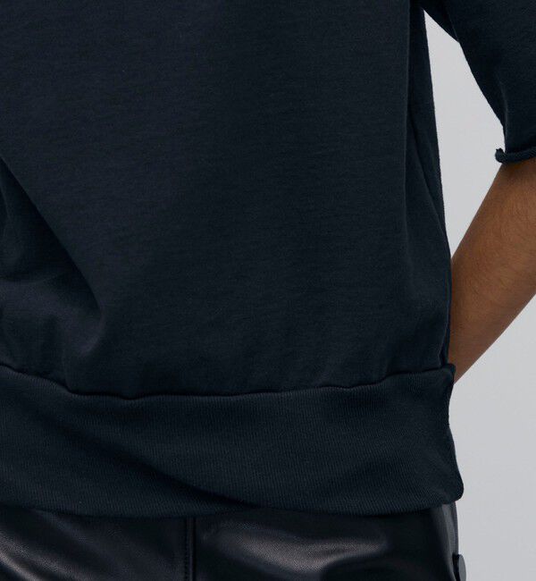 BACCA「ソフトコットン ハーフスリーブプルオーバー」|スウェット・ジャージ|