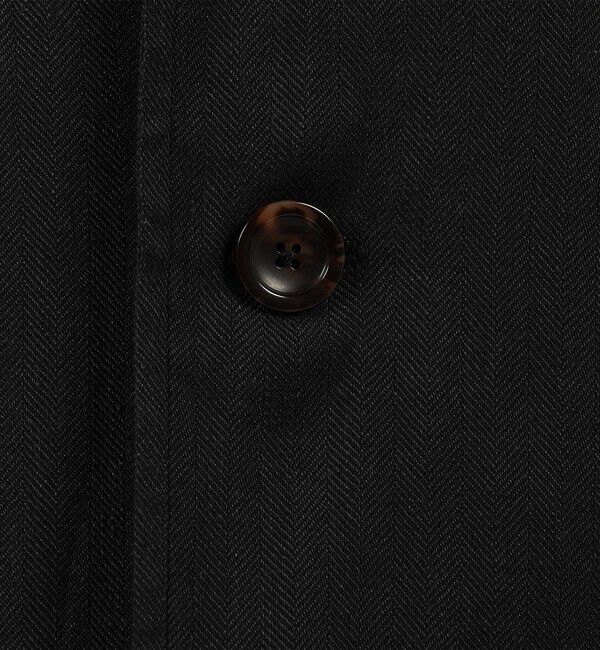 TOMORROWLAND MENS「リネンコットンヘリンボーン ハンドカバーシャツブルゾン」|ブルゾン・スタジャン|