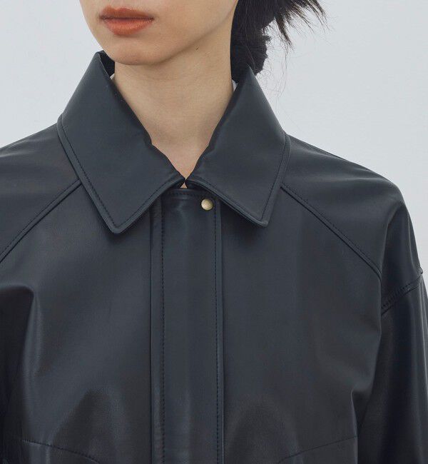 DES PRES「ラムレザー バイカーブルゾン」|ブルゾン・スタジャン|