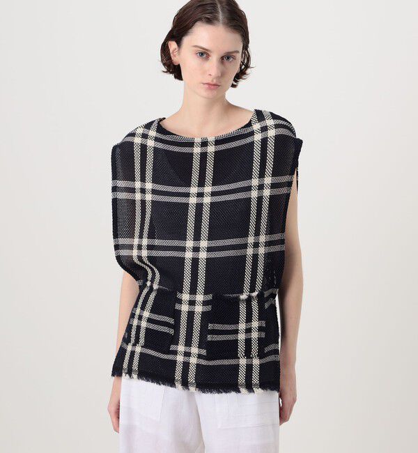 GALERIE VIE「ラッセルコットン フロントポケットベスト」|ベスト・ジレ|