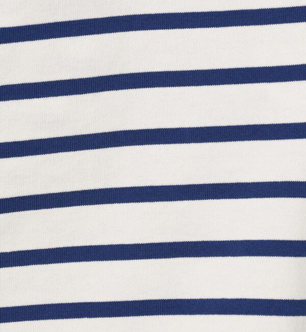 MACPHEE「パネルボーダー キーネックプルオーバー」|Tシャツ・カットソー|