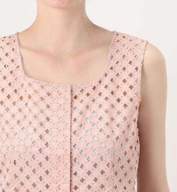 Ballsey「コモンフラワーエンブロイダリー Uネックジレブラウス」|その他|