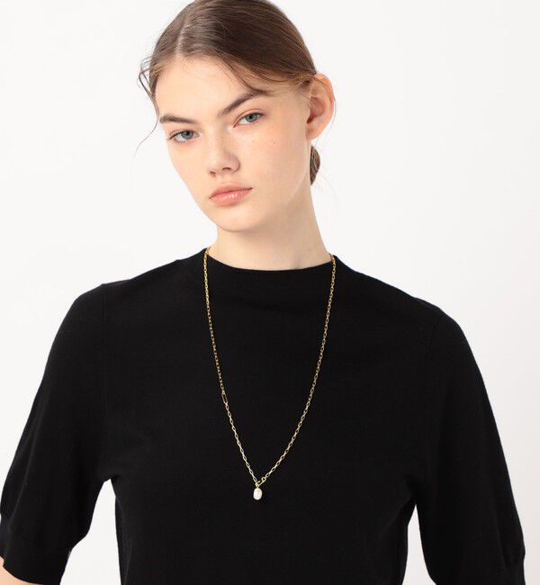 TOMORROWLAND GOODS「【別注】januka Chain w/Pearl ロングネックレス」|ネックレス|