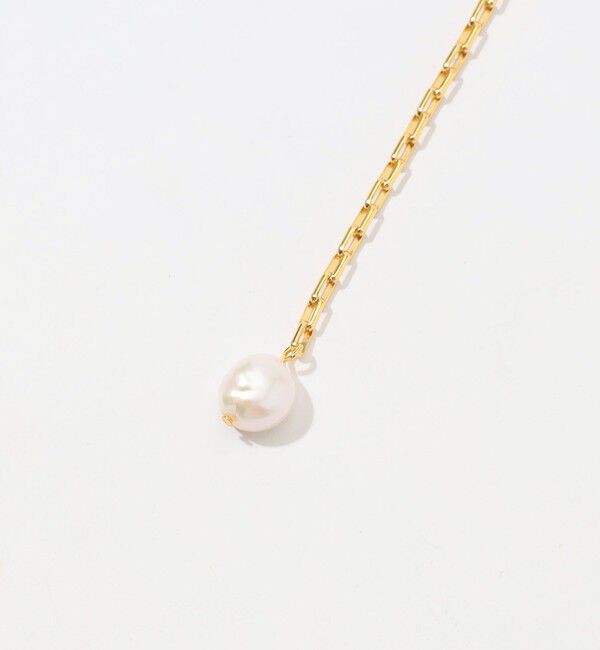 TOMORROWLAND GOODS「【別注】januka Chain w/Pearl ロングネックレス」|ネックレス|