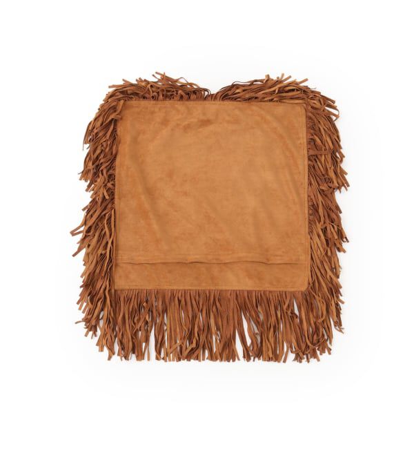 journal standard Furniture「SUEDE FRINGE CUSHION　クッションカバー45cm」|クッション・クッションカバー|