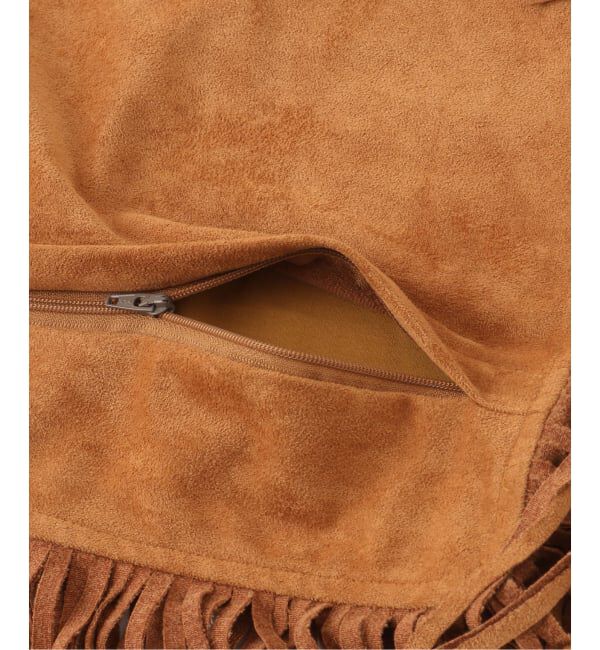 journal standard Furniture「SUEDE FRINGE CUSHION　クッションカバー45cm」|クッション・クッションカバー|