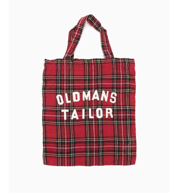 journal standard Furniture「【R&D.M.Co/オールドマンズテイラー】OMT PRINT MINI TOTE CHECK　トートバッグ」|トートバッグ|レッド