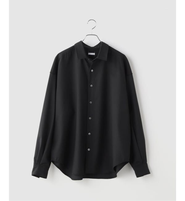 JOINT WORKS「Name./ネーム WOOL CALM SKIN WIDE SHIRT」|シャツ・ブラウス|ブラック