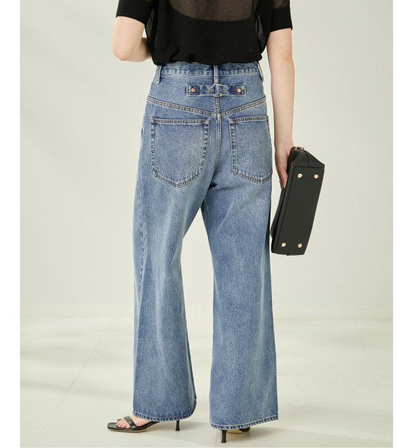 Plage「CINCH BACK DENIM パンツ」|デニム|