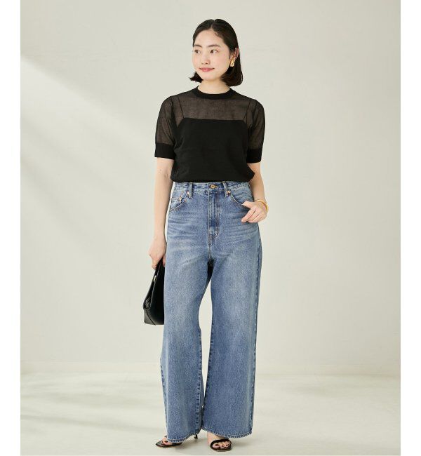 Plage「CINCH BACK DENIM パンツ」|デニム|