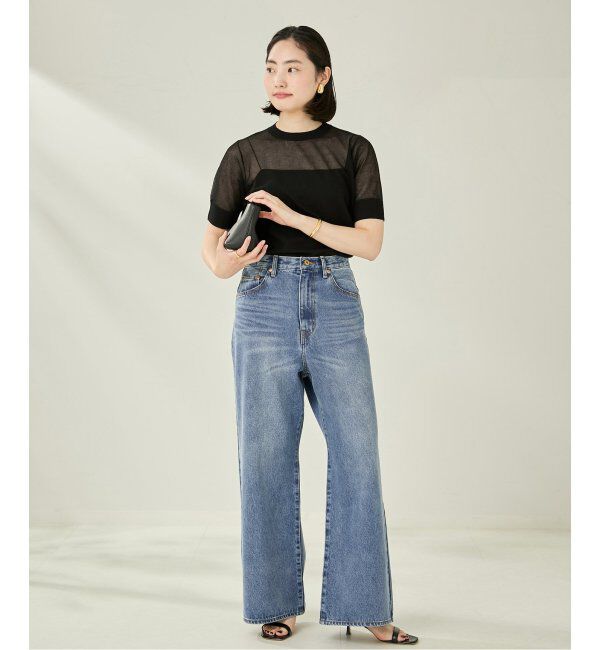 Plage「CINCH BACK DENIM パンツ」|デニム|