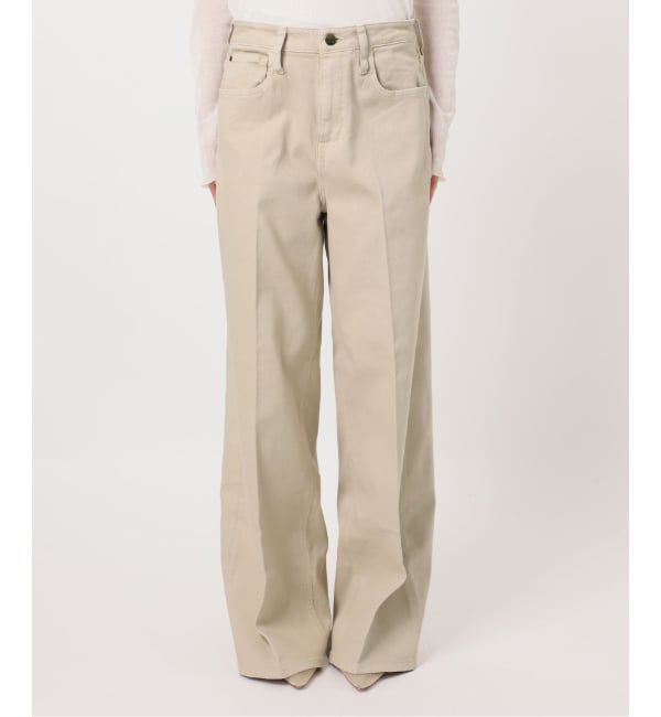 Plage「Healthy denim / ヘルシーデニム 別注 WIDE デニムパンツ(ベージュ)」|デニム|