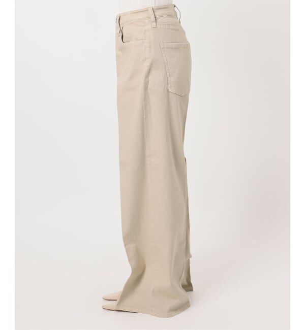 Plage「Healthy denim / ヘルシーデニム 別注 WIDE デニムパンツ(ベージュ)」|デニム|