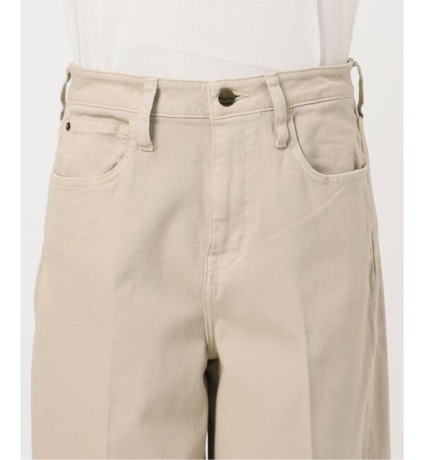 Plage「Healthy denim / ヘルシーデニム 別注 WIDE デニムパンツ(ベージュ)」|デニム|