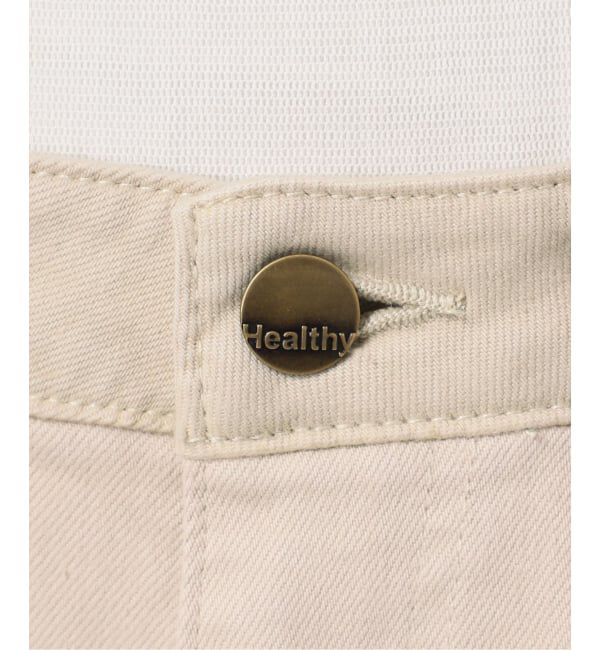 Plage「Healthy denim / ヘルシーデニム 別注 WIDE デニムパンツ(ベージュ)」|デニム|