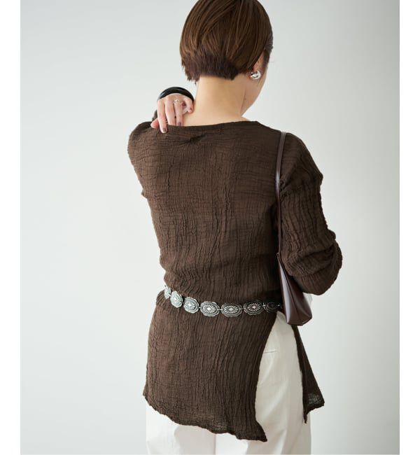 Plage「《予約》LES ATELIERS FRANCAIS DE CONFECTION 別注 SLIT ブラウス」|シャツ・ブラウス|