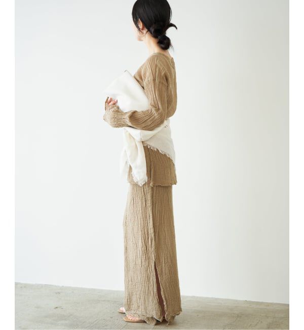 Plage「《予約》LES ATELIERS FRANCAIS DE CONFECTION 別注 SLIT ブラウス」|シャツ・ブラウス|