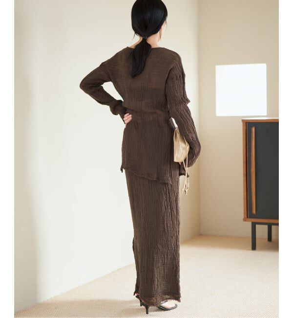 Plage「《予約》LES ATELIERS FRANCAIS DE CONFECTION 別注 SLIT ブラウス」|シャツ・ブラウス|