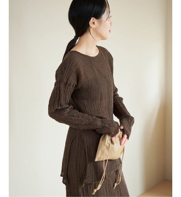 Plage「《予約》LES ATELIERS FRANCAIS DE CONFECTION 別注 SLIT ブラウス」|シャツ・ブラウス|