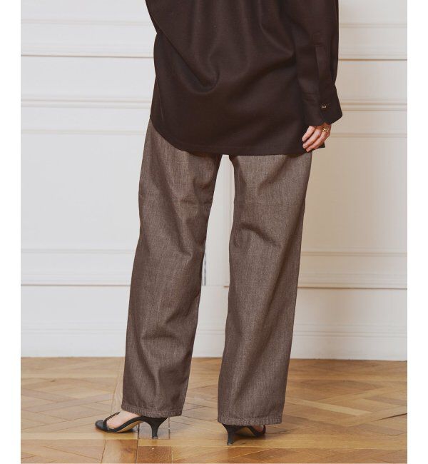 IENA LA BOUCLE「IENA LA BOUCLE ストレートカラーデニムパンツ」|デニム|