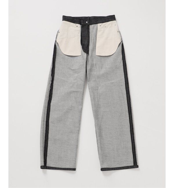 IENA LA BOUCLE「IENA LA BOUCLE ストレートカラーデニムパンツ」|デニム|