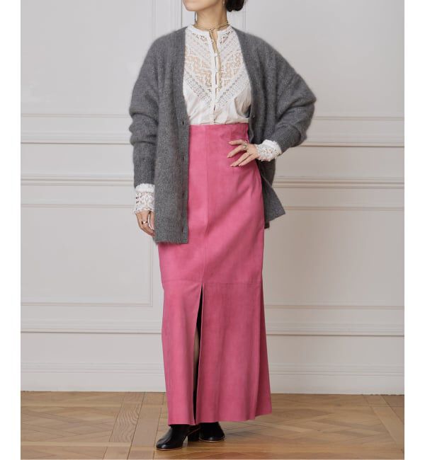 IENA LA BOUCLE「IENA LA BOUCLE ゴートスエードタイトスカート」|スカート|