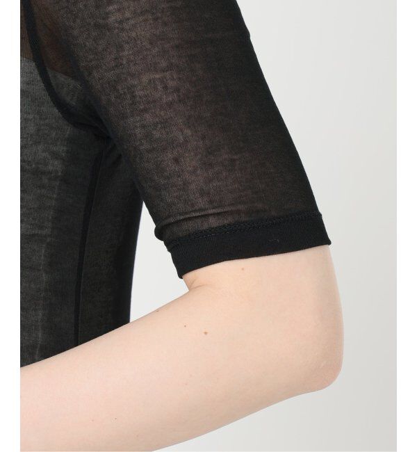 IENA LA BOUCLE「《追加》IENA LA BOUCLE 水撚りガスフライス半袖プルオーバー」|Tシャツ・カットソー|