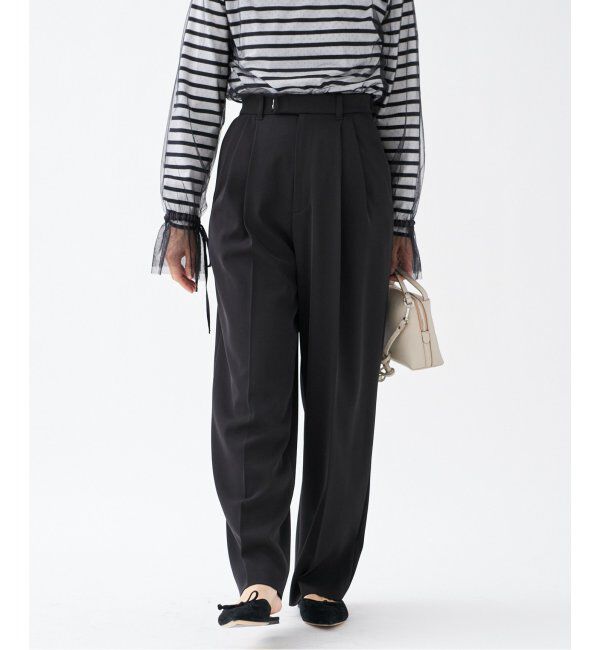 IENA「《追加4》サスペンダーツイルパンツ」|スラックス|