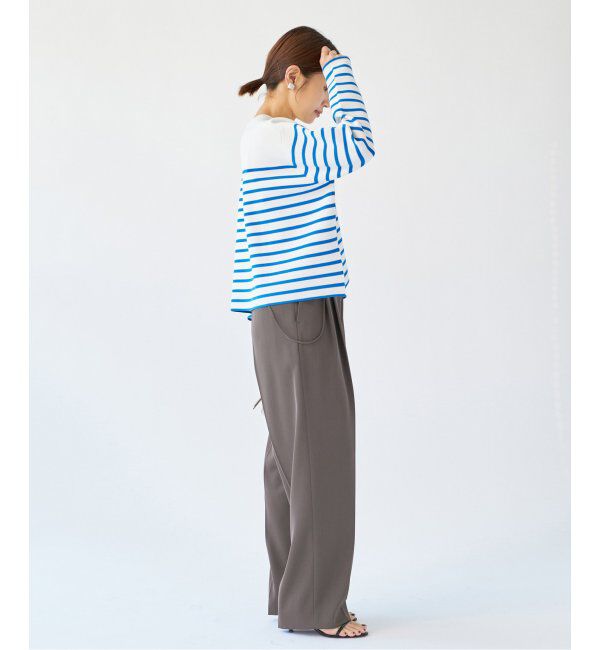 IENA「《追加4》サスペンダーツイルパンツ」|スラックス|