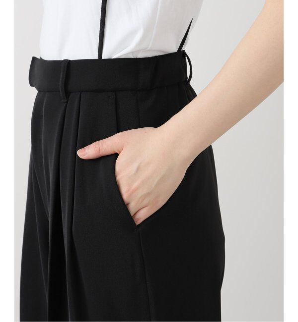 IENA「《追加4》サスペンダーツイルパンツ」|スラックス|