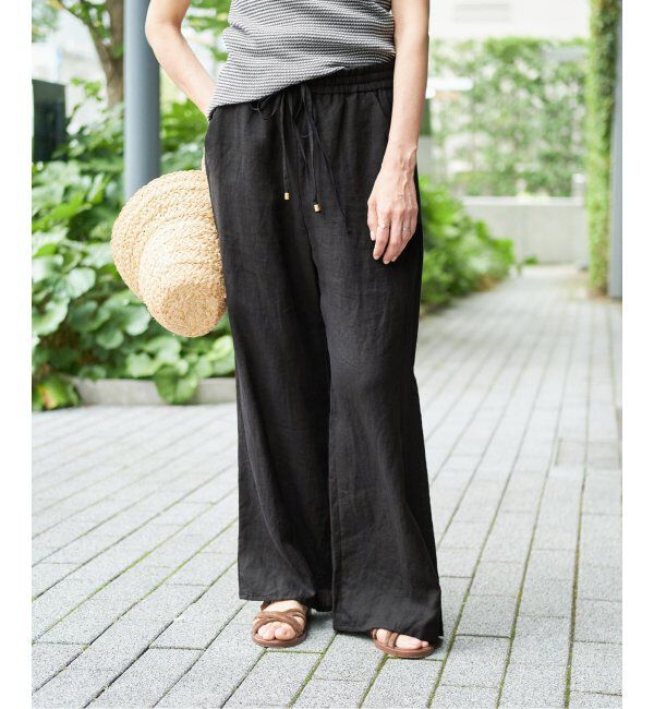 IENA LA BOUCLE「IENA LA BOUCLE リネンブロードイージーパンツ」|その他|