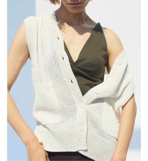 IENA「【EMILY WEEK &times; IENA】コットンスムース ブラキャミソール」|インナー|