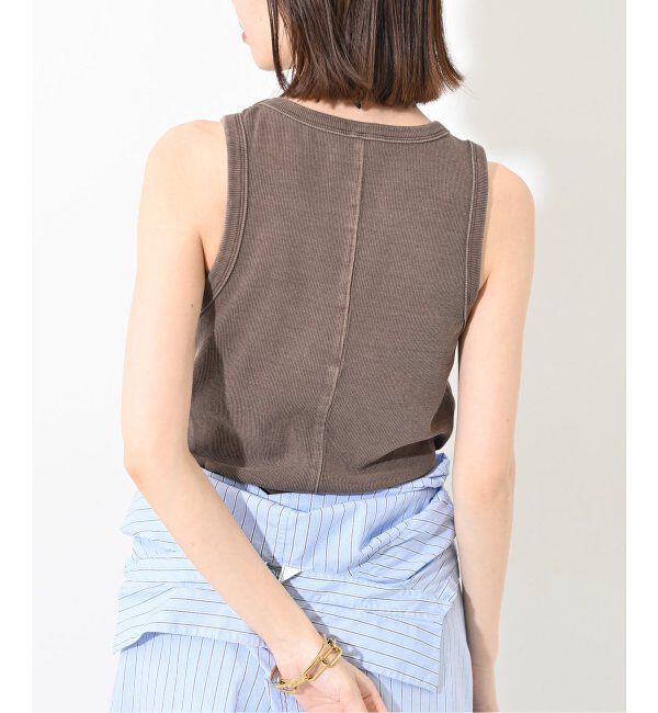 SLOBE IENA「コットンテレコアメスリ」|タンクトップ|