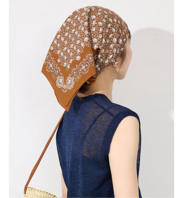 SLOBE IENA「MOISMONT/モワモン バンダナスカーフ 1567509/1467503P」|バンダナ・スカーフ|