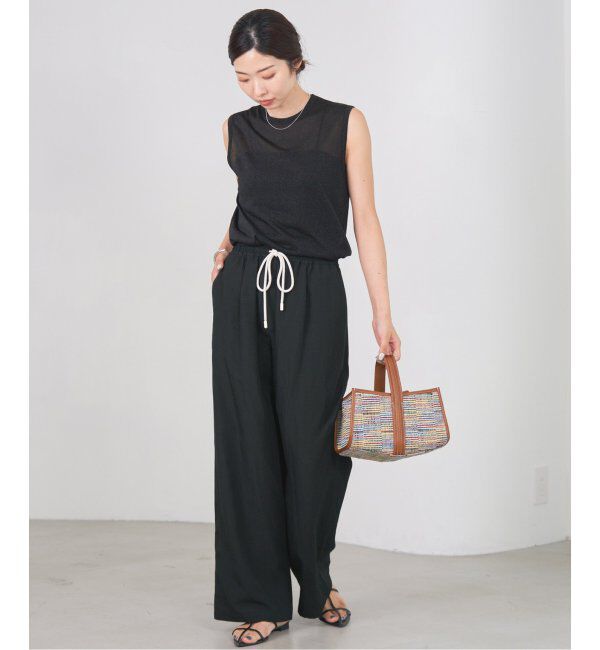 IENA「リネン混イージーパンツ」|その他|