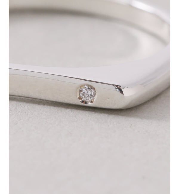 SLOBE IENA「unique/ユニーク SLOBE別注 ダイヤモンド2粒リング」|リング|