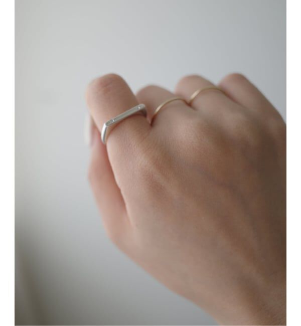 SLOBE IENA「unique/ユニーク SLOBE別注 ダイヤモンド2粒リング」|リング|