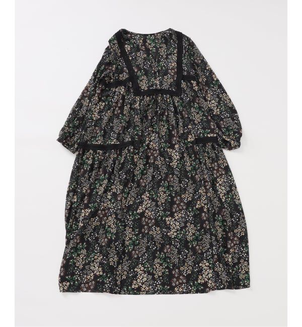 SLOBE IENA「《WEB限定/追加5》FLOWER PRINT ワンピース」|ワンピース|