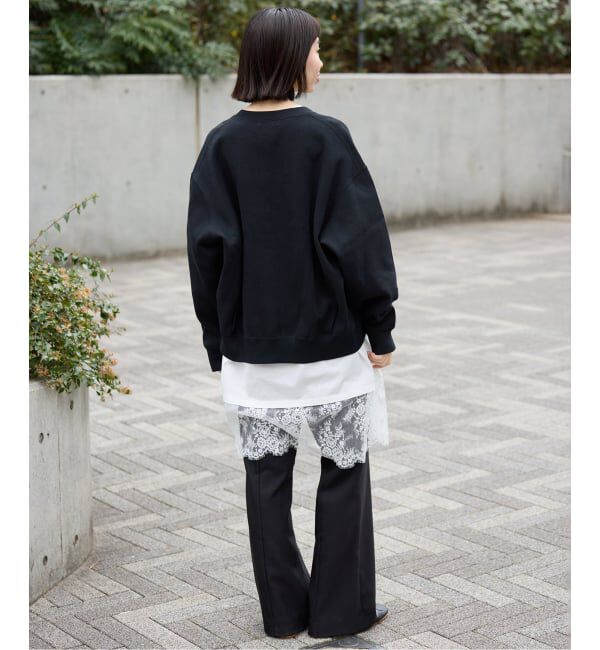 SLOBE IENA「《追加》ダブルフェイスジャージースナップカーディガン」|カーディガン|