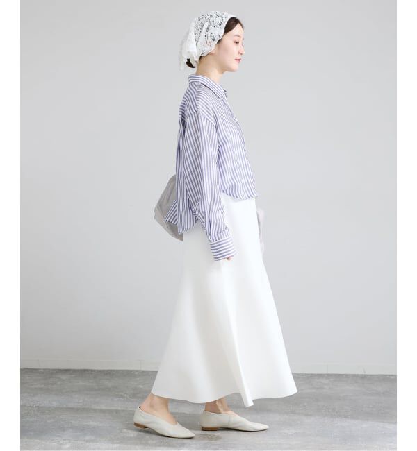 IENA「《新色/WEB限定/追加3》ラミーリヨセルショートシャツ」|シャツ・ブラウス|