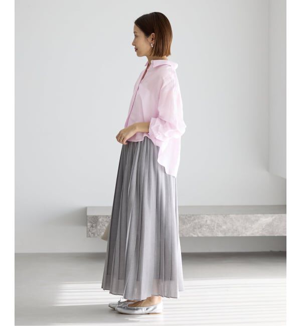 IENA「《新色/WEB限定/追加3》ラミーリヨセルショートシャツ」|シャツ・ブラウス|